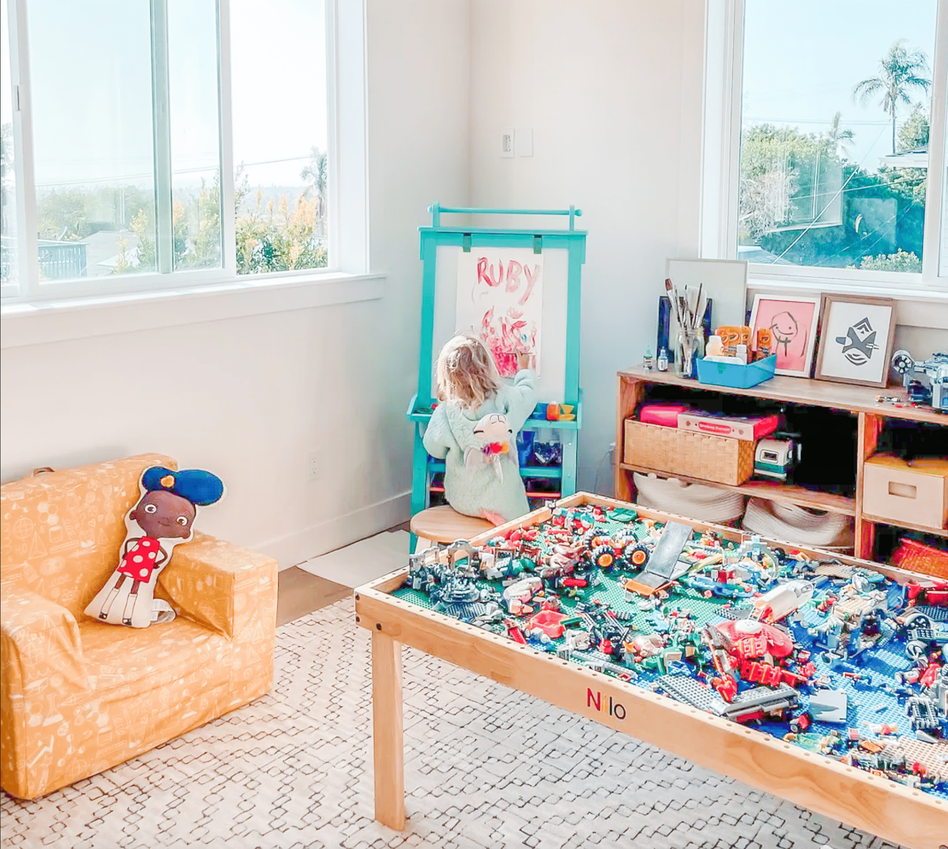 playroom ideas, designing a dream playroom, playroom storage ideas, small bedroom kids ideas